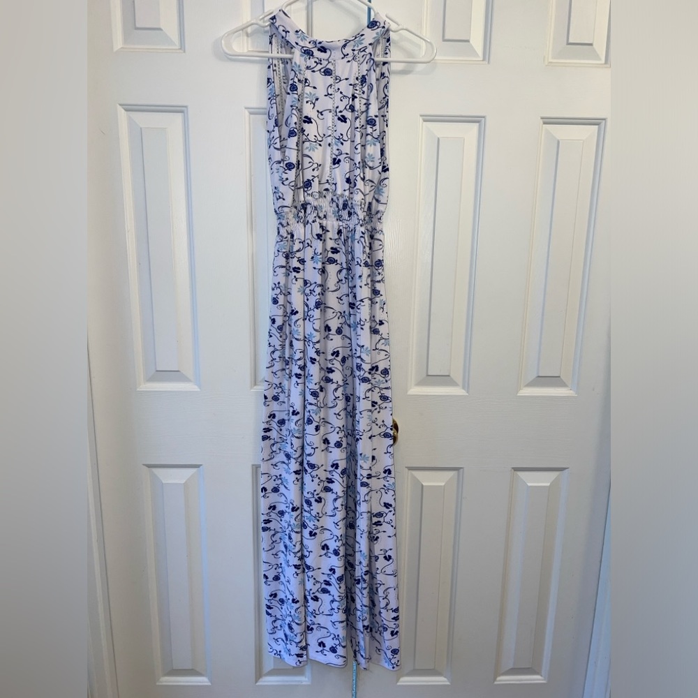 Flowered, long maxi dress